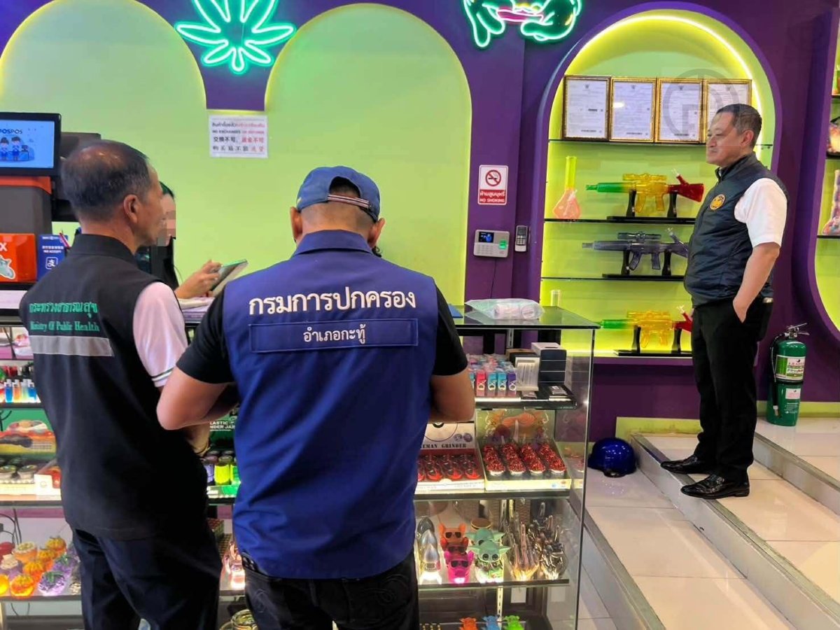 Phuket greift durch: Lizenzen für Cannabis-Shops entzogen