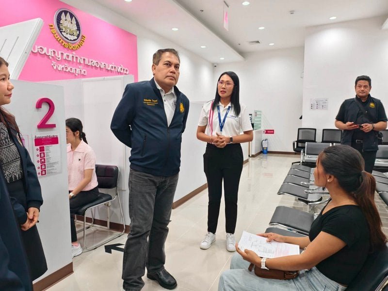 Phuket prüft 90000 Ausländer wegen illegaler Arbeit