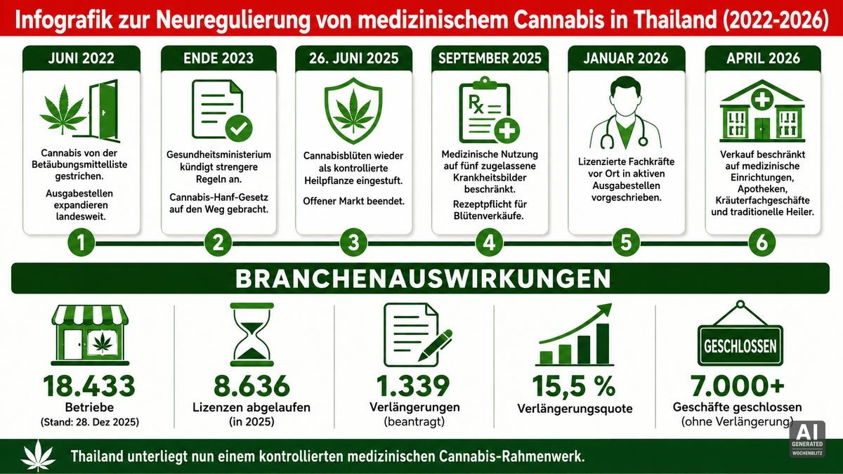 Thailand erlaubt Cannabis nur noch auf Rezept
