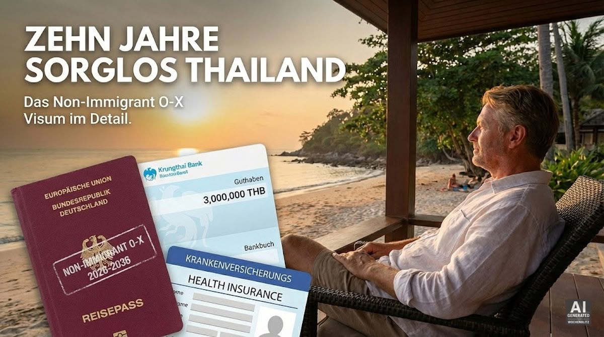 O-X Visum Thailand: 10 Jahre bleiben – was es kostet