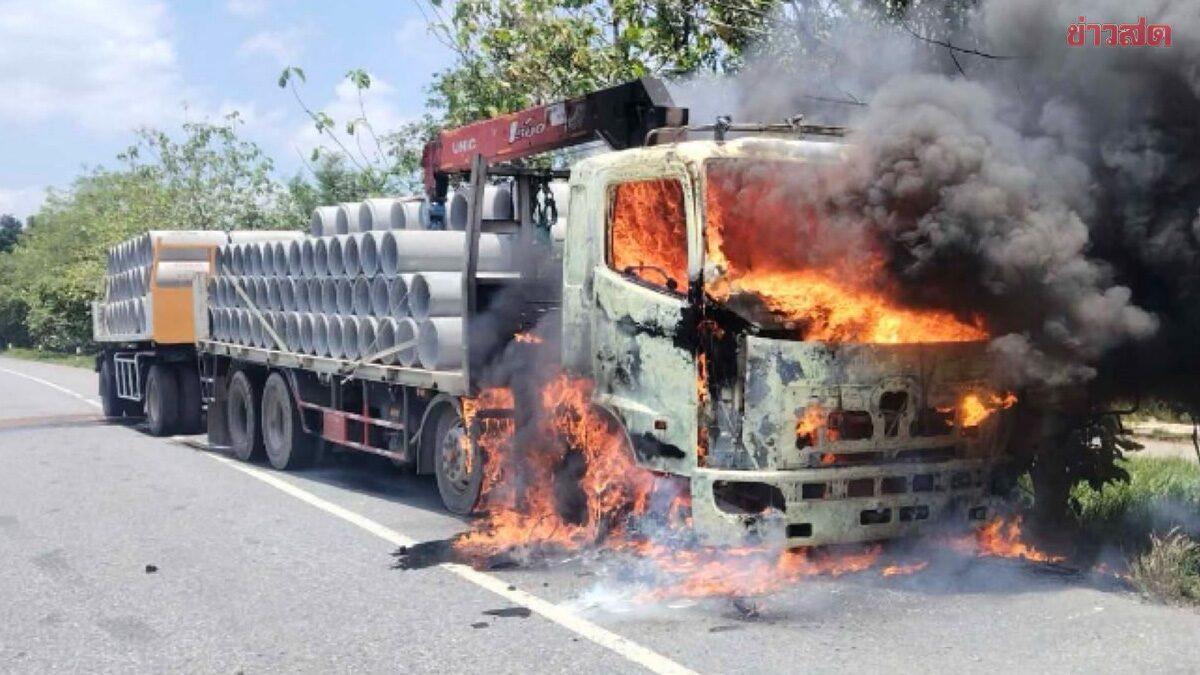 Sprung aus fahrendem Lkw verhindert Tragödie