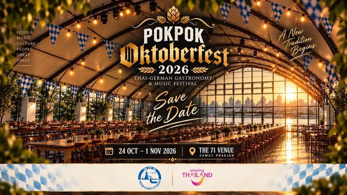 Oktoberfest an Bangkoks Chao Phraya