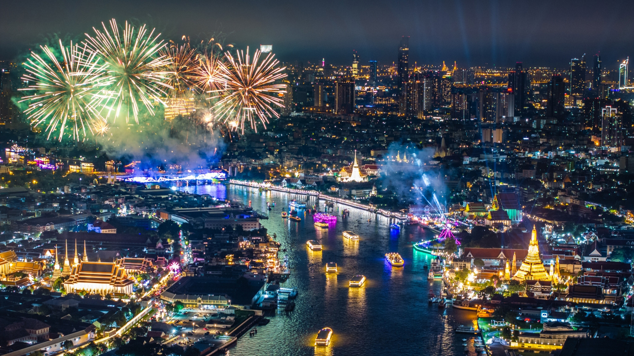 Bangkoks Lichterfest am Chao Phraya 2026