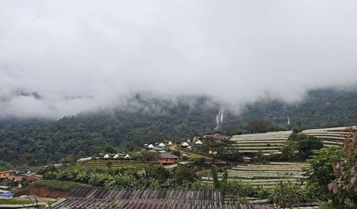 Cooles Wetter und Camping am Doi Inthanon