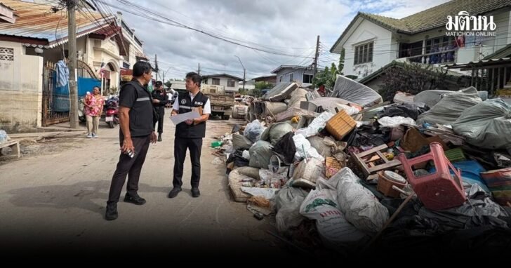 Bangkok sammelt 1.300 Tonnen Flutmüll an einem Tag