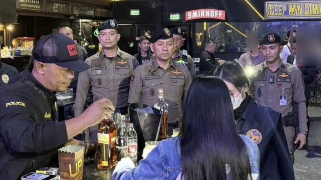 Drogen-Razzia in Pattaya: Sechs von 107 Personen positiv