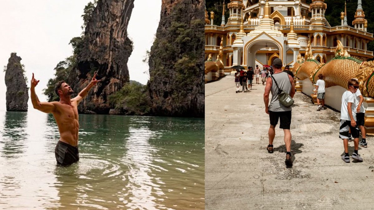 Thor-Star Hemsworth angelt und boxt sich durch Thailand