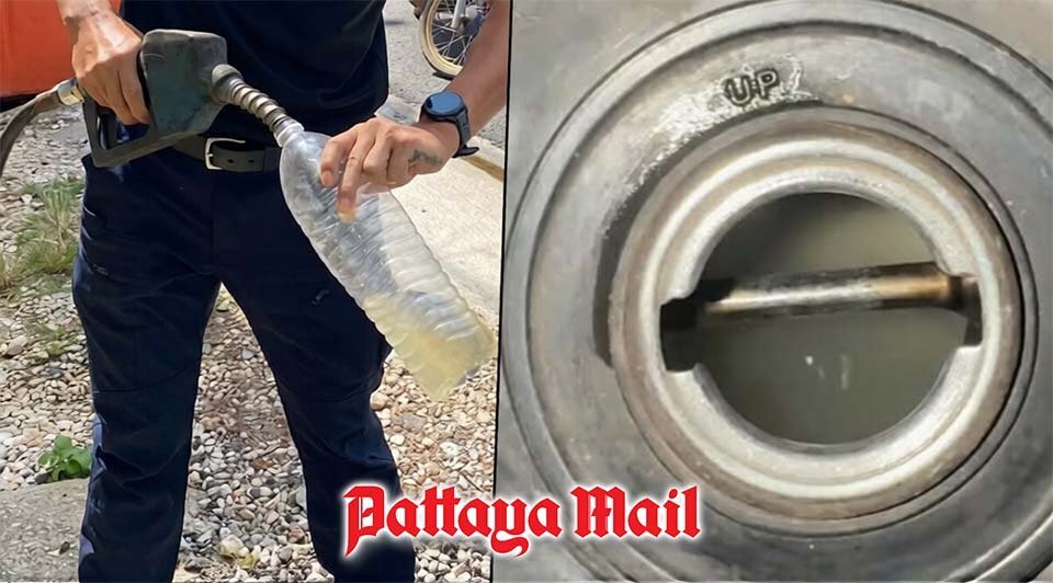 Kamphaeng Phet: Wasser statt Benzin an Zapfsäule
