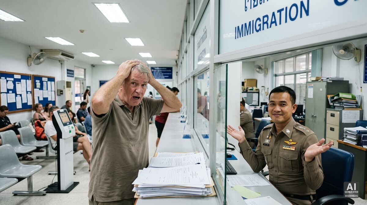 Immigration in Ranong sagt zweimal Ja, dann Nein