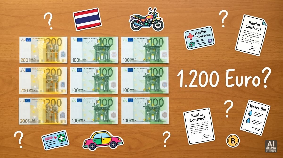 Reichen 1.200 Euro in Thailand?